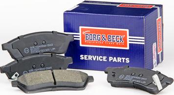 Borg & Beck BBP2211 - Kit pastiglie freno, Freno a disco autozon.pro