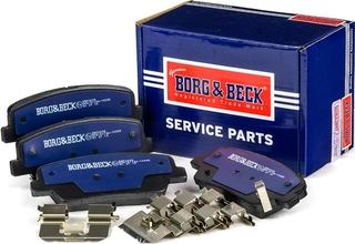 Borg & Beck BBP2238 - Kit pastiglie freno, Freno a disco autozon.pro