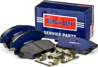 Borg & Beck BBP2228 - Kit pastiglie freno, Freno a disco autozon.pro