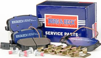 Borg & Beck BBP2279 - Kit pastiglie freno, Freno a disco autozon.pro