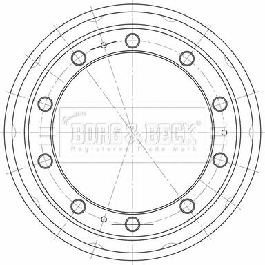 Borg & Beck BBR32528 - Tamburo freno autozon.pro
