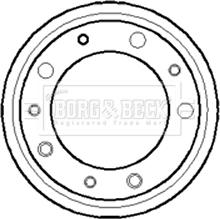 Borg & Beck BBR7029 - Tamburo freno autozon.pro