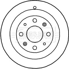 Borg & Beck BBR7195 - Tamburo freno autozon.pro