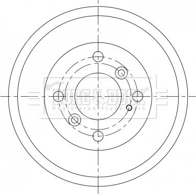 Borg & Beck BBR7263 - Tamburo freno autozon.pro