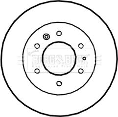 Borg & Beck BBR7239 - Tamburo freno autozon.pro