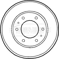 Borg & Beck BBR7226 - Tamburo freno autozon.pro