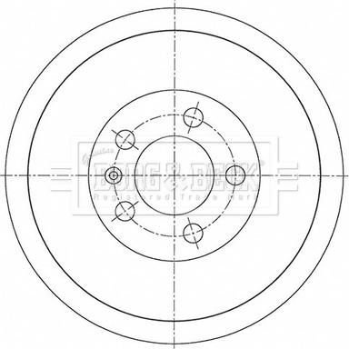 Borg & Beck BBR7278 - Tamburo freno autozon.pro