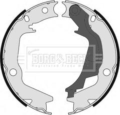 Borg & Beck BBS6456 - Kit ganasce, Freno stazionamento autozon.pro