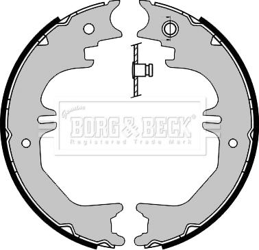 Borg & Beck BBS6461 - Kit ganasce, Freno stazionamento autozon.pro