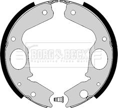 Borg & Beck BBS6409 - Kit ganasce, Freno stazionamento autozon.pro