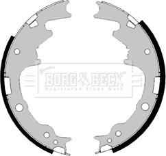 Borg & Beck BBS6472 - Kit ganasce freno autozon.pro