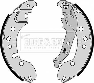 Borg & Beck BBS6511 - Kit ganasce freno autozon.pro