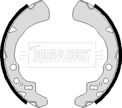 Borg & Beck BBS6099 - Kit ganasce freno autozon.pro