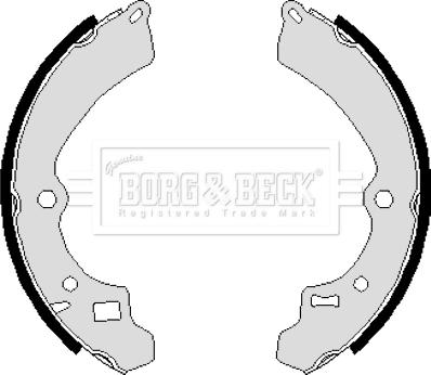 Borg & Beck BBS6069 - Kit ganasce freno autozon.pro