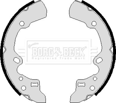 Borg & Beck BBS6063 - Kit ganasce freno autozon.pro