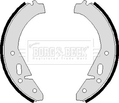 Borg & Beck BBS6081 - Kit ganasce freno autozon.pro