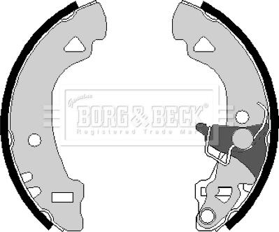 Borg & Beck BBS6079 - Kit ganasce freno autozon.pro