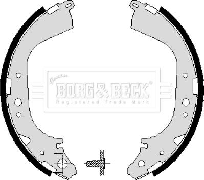 Borg & Beck BBS6193 - Kit ganasce freno autozon.pro