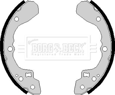 Borg & Beck BBS6145 - Kit ganasce freno autozon.pro