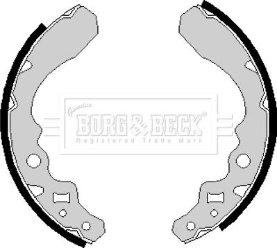 Borg & Beck BBS6152 - Kit ganasce freno autozon.pro