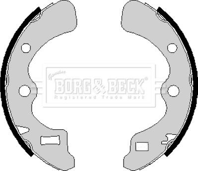 Borg & Beck BBS6169 - Kit ganasce freno autozon.pro