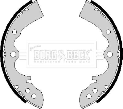 Borg & Beck BBS6161 - Kit ganasce freno autozon.pro