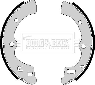 Borg & Beck BBS6167 - Kit ganasce freno autozon.pro