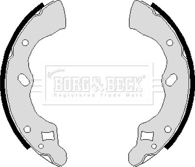 Borg & Beck BBS6118 - Kit ganasce freno autozon.pro