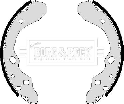 Borg & Beck BBS6112 - Kit ganasce freno autozon.pro