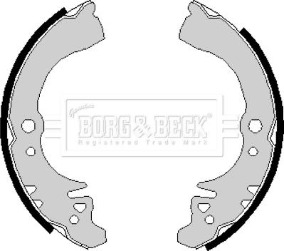 Borg & Beck BBS6139 - Kit ganasce freno autozon.pro