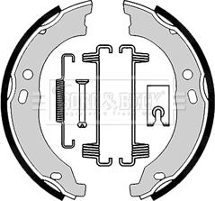 Borg & Beck BBS6360 - Kit ganasce, Freno stazionamento autozon.pro