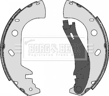 Borg & Beck BBS6301 - Kit ganasce freno autozon.pro