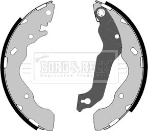 Borg & Beck BBS6385 - Kit ganasce freno autozon.pro