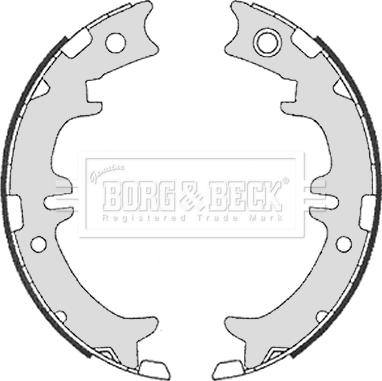 Borg & Beck BBS6330 - Kit ganasce, Freno stazionamento autozon.pro