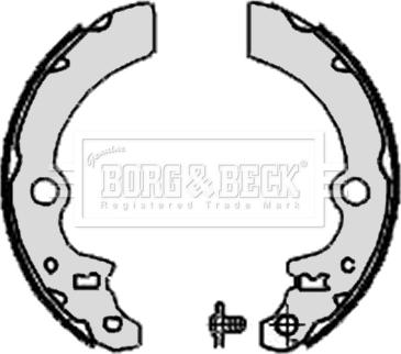 Borg & Beck BBS6333 - Kit ganasce freno autozon.pro