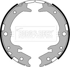 Borg & Beck BBS6321 - Kit ganasce, Freno stazionamento autozon.pro