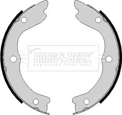 Borg & Beck BBS6370 - Kit ganasce, Freno stazionamento autozon.pro