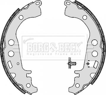 Borg & Beck BBS6294 - Kit ganasce freno autozon.pro