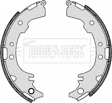 Borg & Beck BBS6295 - Kit ganasce freno autozon.pro