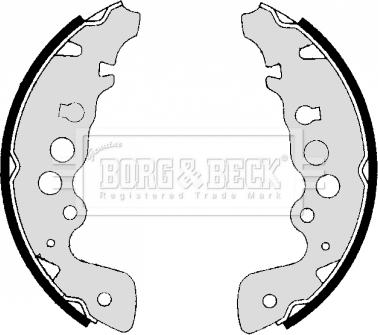 Borg & Beck BBS6290 - Kit ganasce freno autozon.pro