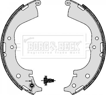 Borg & Beck BBS6291 - Kit ganasce freno autozon.pro