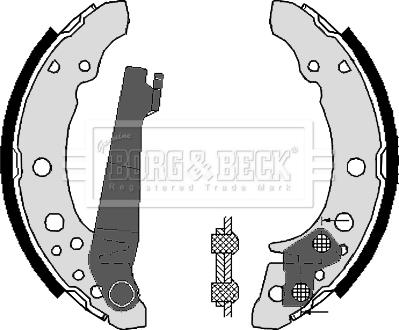 Borg & Beck BBS6248 - Kit ganasce freno autozon.pro