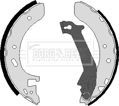 Borg & Beck BBS6216 - Kit ganasce freno autozon.pro