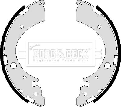 Borg & Beck BBS6235 - Kit ganasce freno autozon.pro