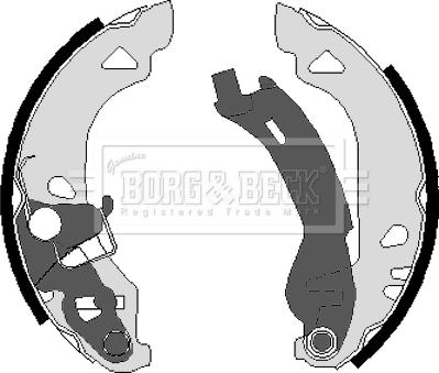 Borg & Beck BBS6220 - Kit ganasce freno autozon.pro