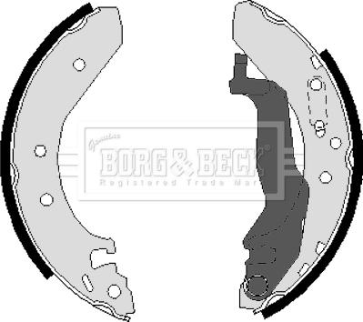 Borg & Beck BBS6223 - Kit ganasce freno autozon.pro