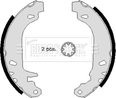 Borg & Beck BBS6227 - Kit ganasce freno autozon.pro