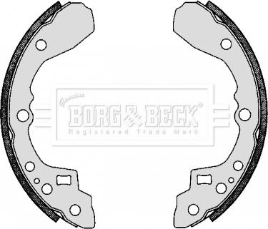 Borg & Beck BBS6274 - Kit ganasce freno autozon.pro