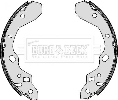 Borg & Beck BBS6275 - Kit ganasce freno autozon.pro