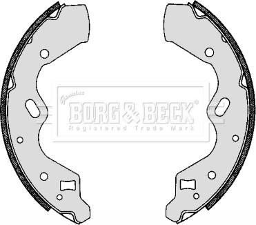 Borg & Beck BBS6276 - Kit ganasce freno autozon.pro